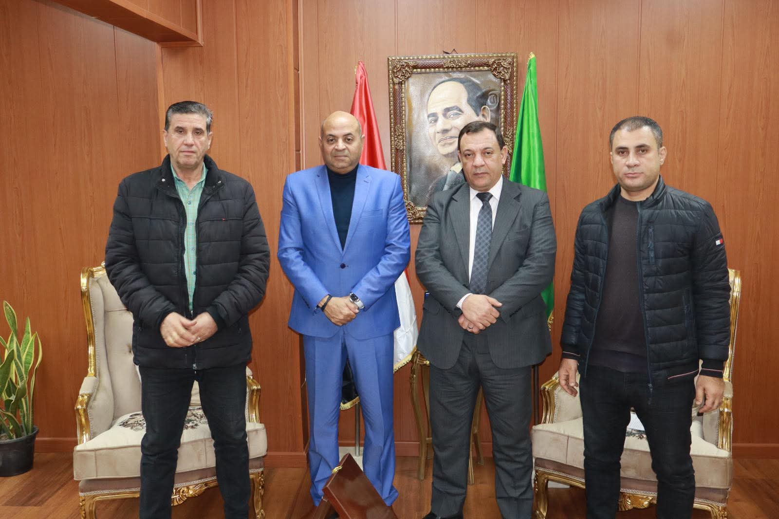 FB IMG 1766937901379 المشروع استضافة مسئولي المشروع القومي للموهبة والبطل الأولمبي بمقر مديرية التربية والتعليم بالدقهلية موقع في الجامعة