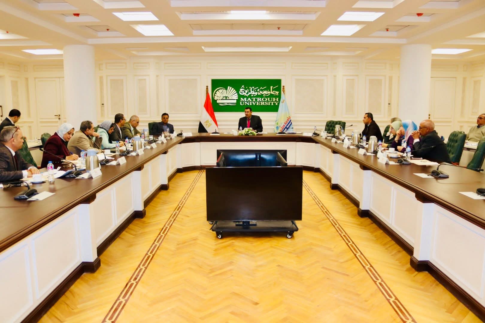 FB IMG 1767164743505 جامعة مطروح جامعة مطروح تمنح الليسانس لـ7 طلاب في كلية التربية ضمن احتفالات العام الجديد موقع في الجامعة