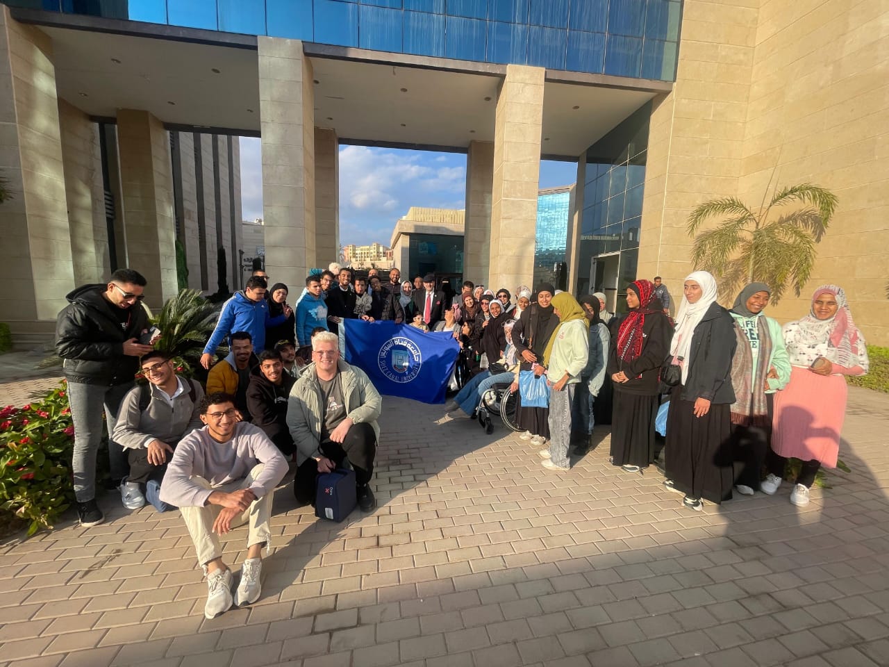 IMG 20251212 WA0049 جامعة قنا طلاب ذوي الهمم بجامعة قناة السويس يشاركون في احتفالية جامعة الجلالة باليوم العالمي للإعاقة موقع في الجامعة