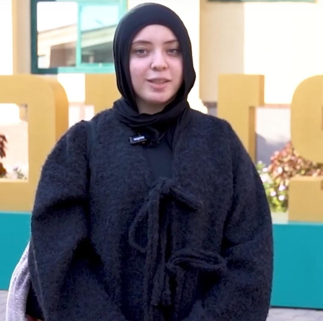 IMG 20251220 WA0004 معرض ZoneED Fair للطلاب الوافدين طلاب جامعة العبور يشاركون تجاربهم وأماكنهم المفضلة داخل الحرم الجامعي| فيديو موقع في الجامعة