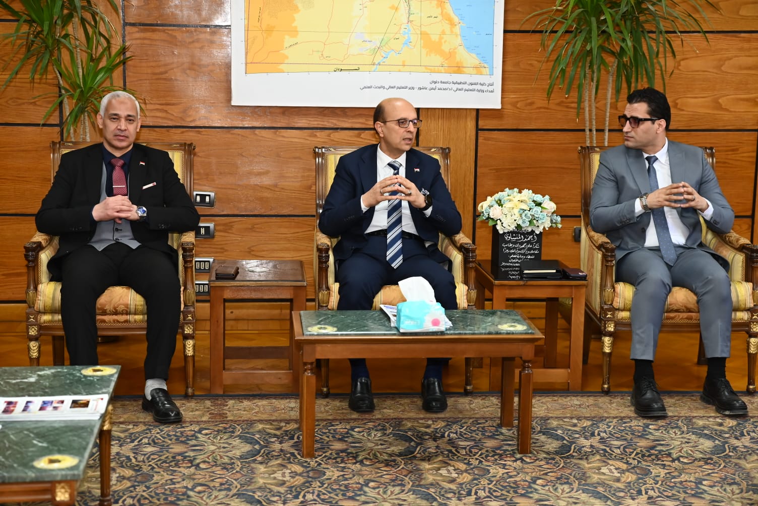 IMG 20251222 WA0011 جامعة القاهرة الجديدة التكنولوجية المنشاوي: جامعة أسيوط جاهزة لدعم منظومة الاختبارات الإلكترونية والتحول الرقمي موقع في الجامعة