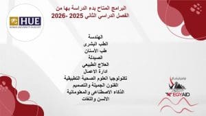 جامعة حورس تفتح باب التقديم للفصل الدراسي الثاني 2025/2026.. المصروفات وطريقة التقديم 2 IMG 20251222 WA0106 حورس جامعة حورس تفتح باب التقديم للفصل الدراسي الثاني 2025/2026.. المصروفات وطريقة التقديم موقع في الجامعة
