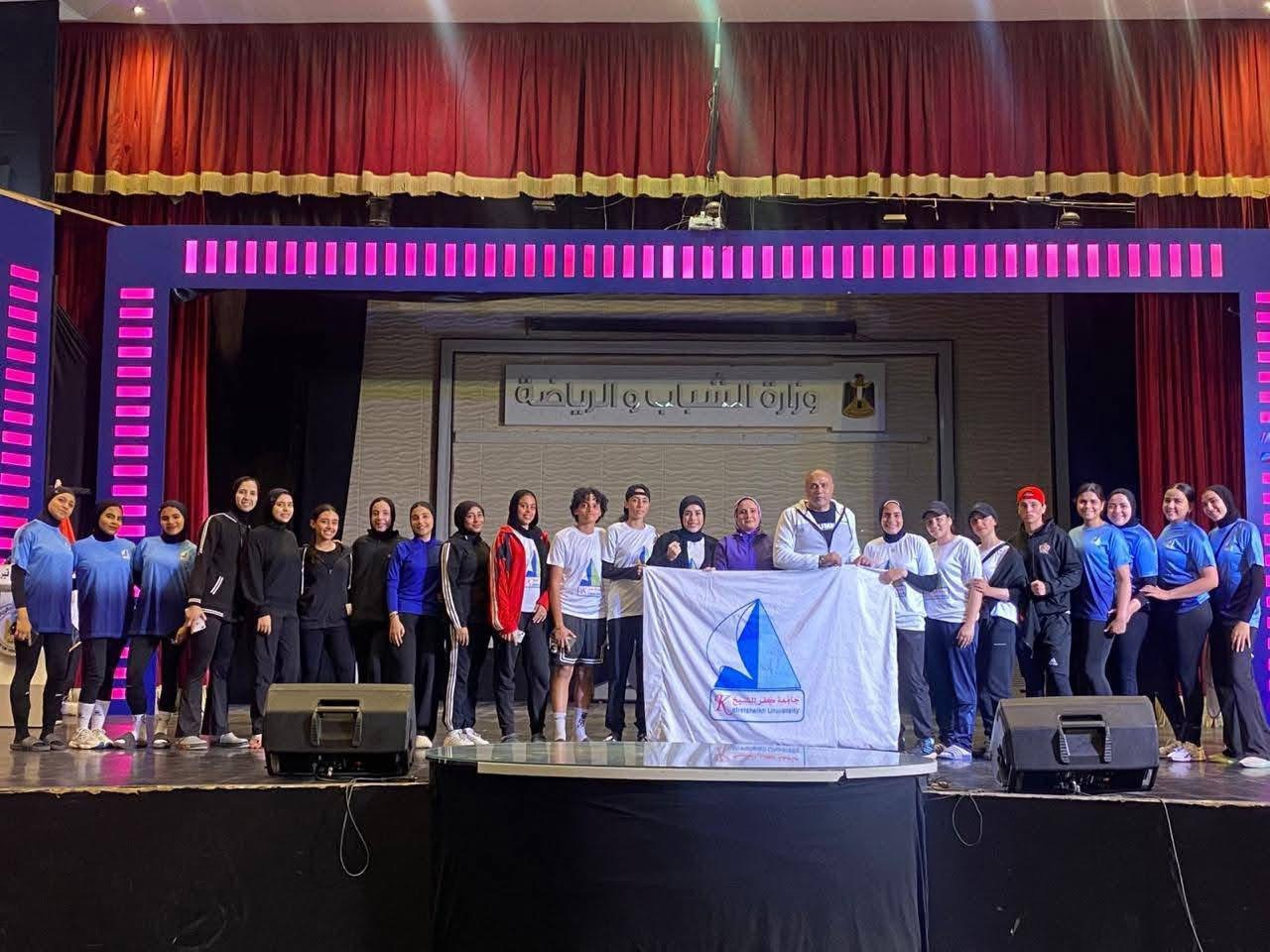 IMG 6370 جامعة كفر الشيخ جامعة كفر الشيخ تشارك في أولمبياد الفتاة الجامعية بالمدينة الشبابية بالإسكندرية موقع في الجامعة