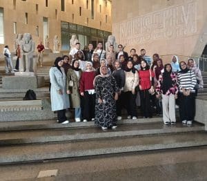 IMG 6467 بنها جامعة بنها تنظم الفوج التاسع من رحلاتها إلى المتحف المصري الكبير موقع في الجامعة
