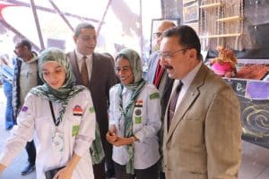 IMG 6583 فعاليات انطلاق فعاليات المعرض الفني الكشفي الـ31 والكرنفال الكشفي الثاني بجامعة الإسكندرية موقع في الجامعة