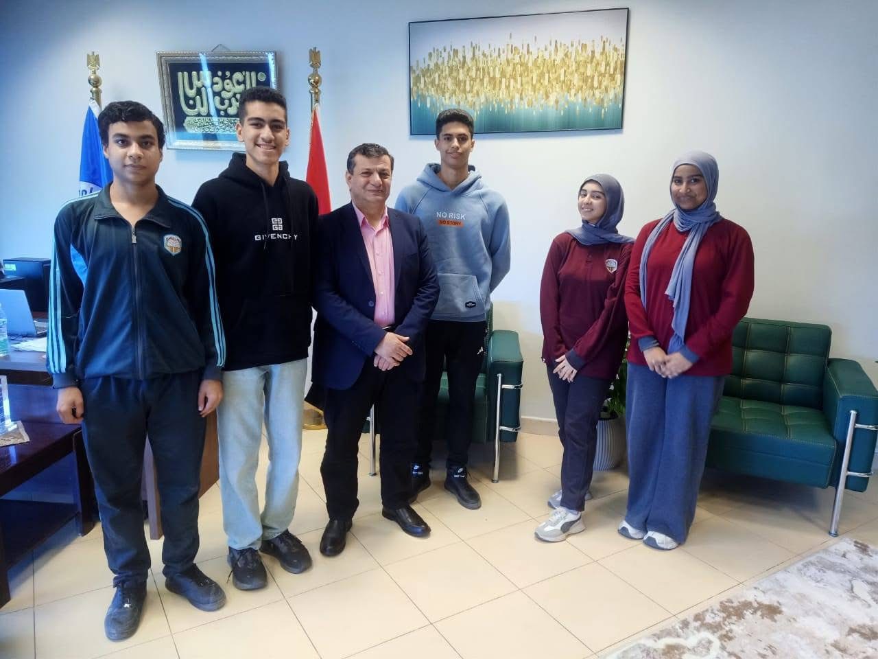 IMG 6848 جامعة المنصورة حاسبات جامعة قناة السويس تدعم طلاب المدارس للإبداع والابتكار في معرض ISEF الدولي موقع في الجامعة