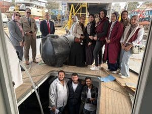 IMG 7300 هندسة وفد هندسة جامعة حورس يزور ترسانة دمياط لدعم تصنيع السفن ومشروعات التخرج موقع في الجامعة