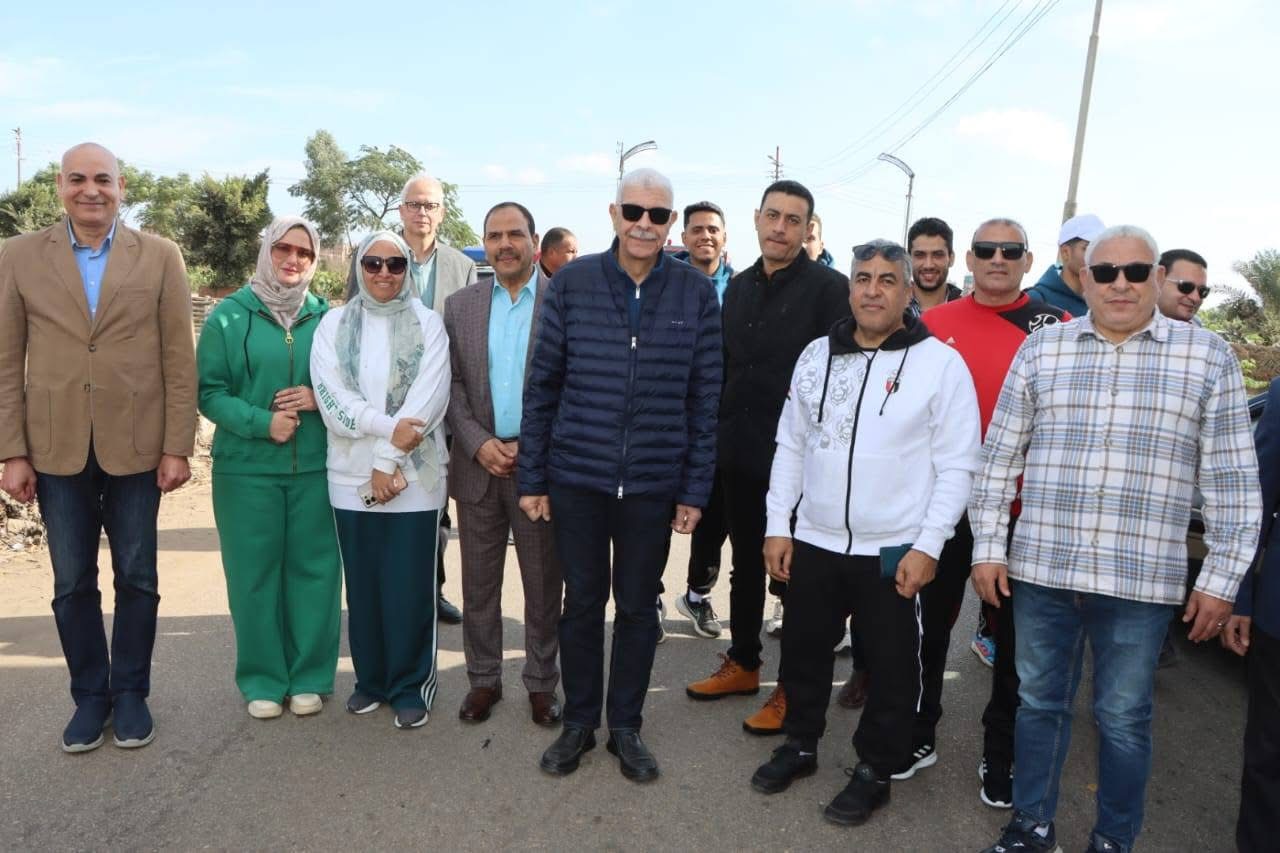 IMG 7304 ماراثون ماراثون "رياضة ضد العنف" بجامعة المنوفية يختتم حملة "أنتِ بأمان" لدعم المرأة موقع في الجامعة