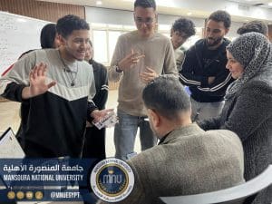 IMG 7336 المنصورة هندسة المنصورة الأهلية تنظّم يومًا علميًا لمقرر معمار الحاسب لتعزيز المهارات التطبيقية للطلاب موقع في الجامعة