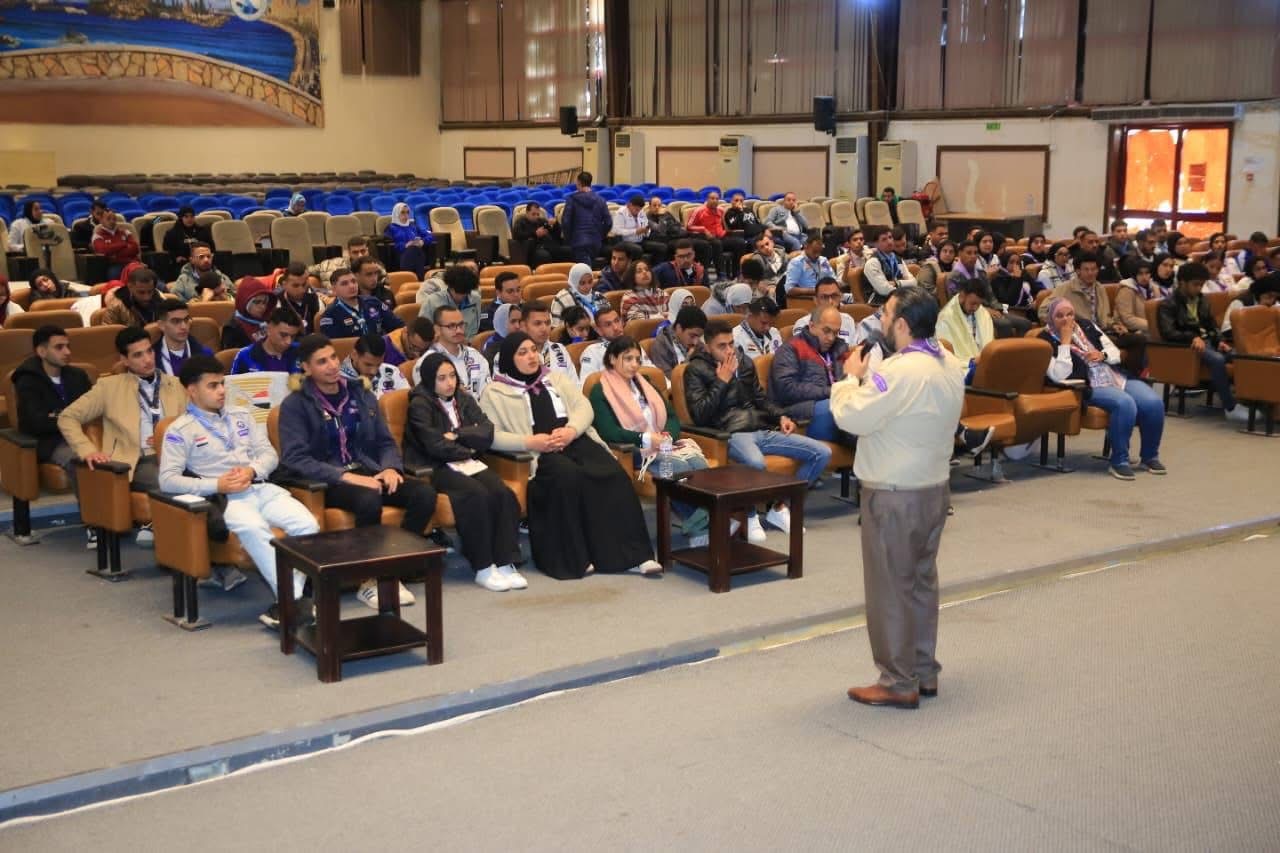 IMG 7347 العريش الشباب والرياضة تواصل فعاليات المعسكر الكشفي لطلاب الجامعات لتعزيز المهارات والانتماء الوطني موقع في الجامعة