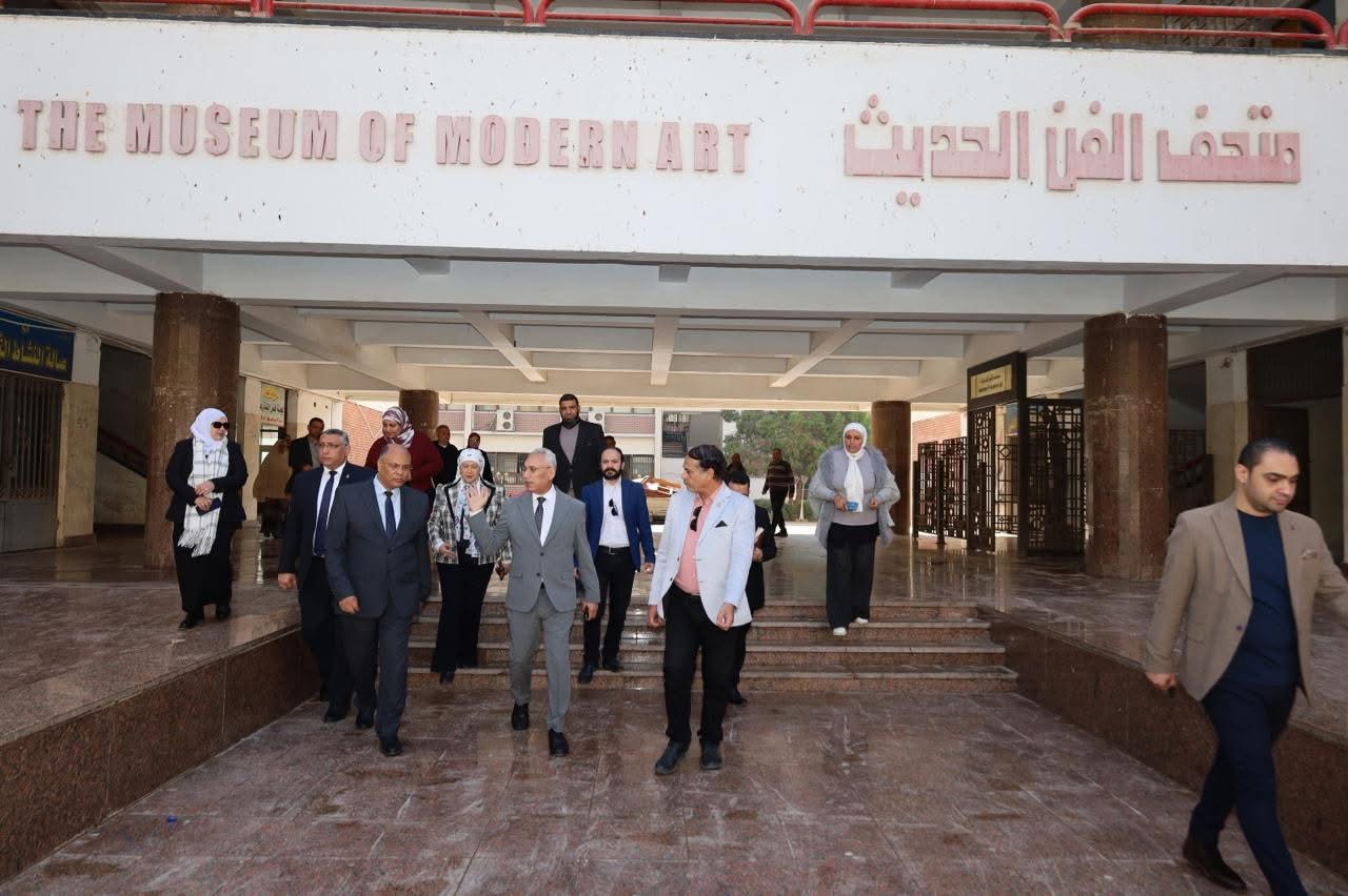 IMG 7466 مشروع انطلاق مشروع متحف الحضارة بجامعة المنيا استعدادًا للاحتفال باليوبيل الذهبي موقع في الجامعة