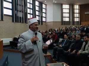 جامعة الإسكندرية تنظم يومًا توعويًا لطلابها حول الهوية الدينية وقضايا الشباب بالتعاون مع دار الإفتاء 3 IMG 7554 الإسكندرية جامعة الإسكندرية تنظم يومًا توعويًا لطلابها حول الهوية الدينية وقضايا الشباب بالتعاون مع دار الإفتاء موقع في الجامعة