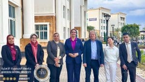 IMG 7590 المنصورة جامعة المنصورة الأهلية تبحث التعاون الأكاديمي والوظيفي مع مستشفيات ألمانية موقع في الجامعة