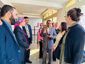 IMG 7691 الأقصر جامعة الأقصر الأهلية تبحث آفاق تعاون جديدة مع معهد جوته الألماني موقع في الجامعة