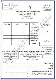 نماذج بوكليت امتحانات الهندسة للشهادة الإعدادية 2025.. جرّب حلك قبل الامتحان! 2 نماذج بوكليت امتحانات الهندسة للشهادة الإعدادية 2025