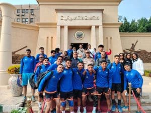 IMG 8111 المنيا طلاب جامعة المنيا يتألقون في اليوم الرياضي للمنطقة المركزية العسكرية بالقاهرة موقع في الجامعة