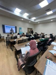 IMG 8144 الشباب الشباب والرياضة تنفذ برنامج «معسكر الابتكار وريادة الأعمال» بجامعة ساكسوني مصر موقع في الجامعة