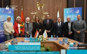 IMG 8156 بنها جامعة بنها الأهلية وأكاديمية الفنون يتعاونان لتأهيل الطلاب لسوق العمل موقع في الجامعة