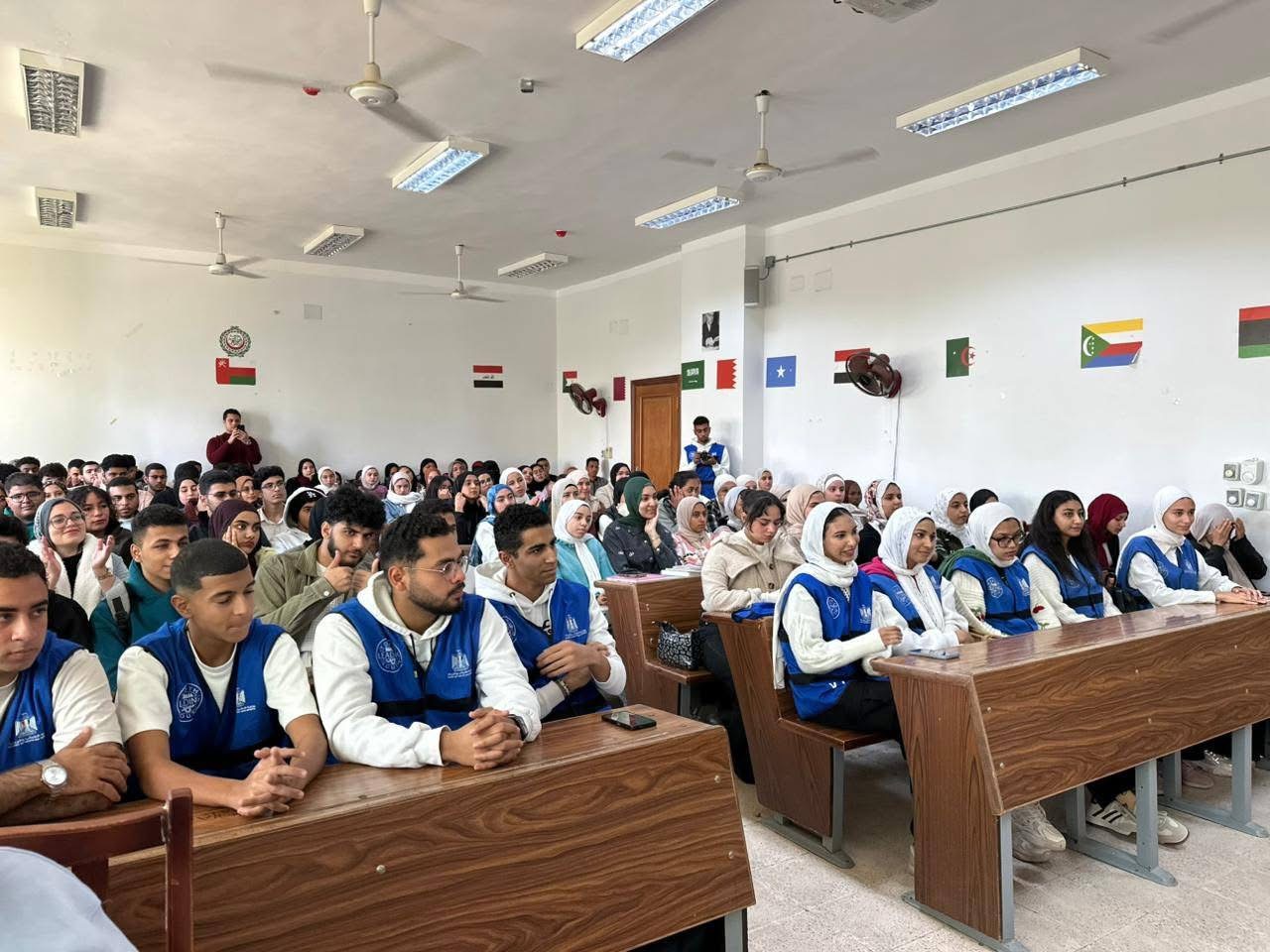 IMG 8232 اتحاد اتحاد YLY ينفذ ورشة عمل مبادرة "تماسك" بكلية السياسة والاقتصاد جامعة السويس موقع في الجامعة