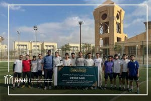 IMG 8239 بطولة انطلاق منافسات بطولة كرة القدم بين طلاب جامعة حلوان الأهلية موقع في الجامعة