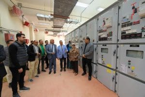 IMG 8249 رئيس رئيس جامعة كفر الشيخ يتفقد المدينة الطبية ومستشفى الطوارئ لمتابعة نسب التنفيذ موقع في الجامعة