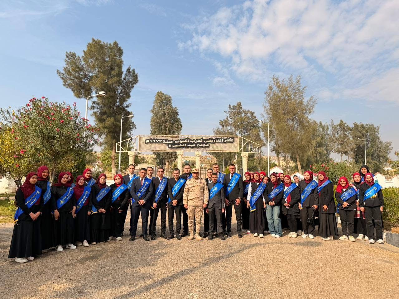 IMG 8296 بنها تعزيزًا للانتماء الوطني.. جامعة بنها تطلق الفوج الثاني من رحلات سيناء موقع في الجامعة
