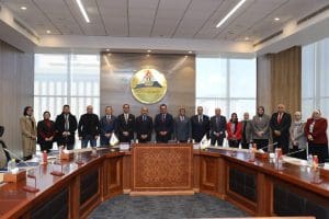 IMG 8477 بروتوكول بروتوكول تعاون بين مركز المعلومات ووكالة الفضاء لتعزيز استخدام تكنولوجيا الفضاء في دعم التنمية المستدامة موقع في الجامعة
