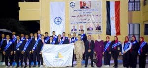 IMG 8642 العريش جامعة العريش تستقبل طلاب دمياط ضمن برنامج الزيارات العسكرية والتوعوية موقع في الجامعة
