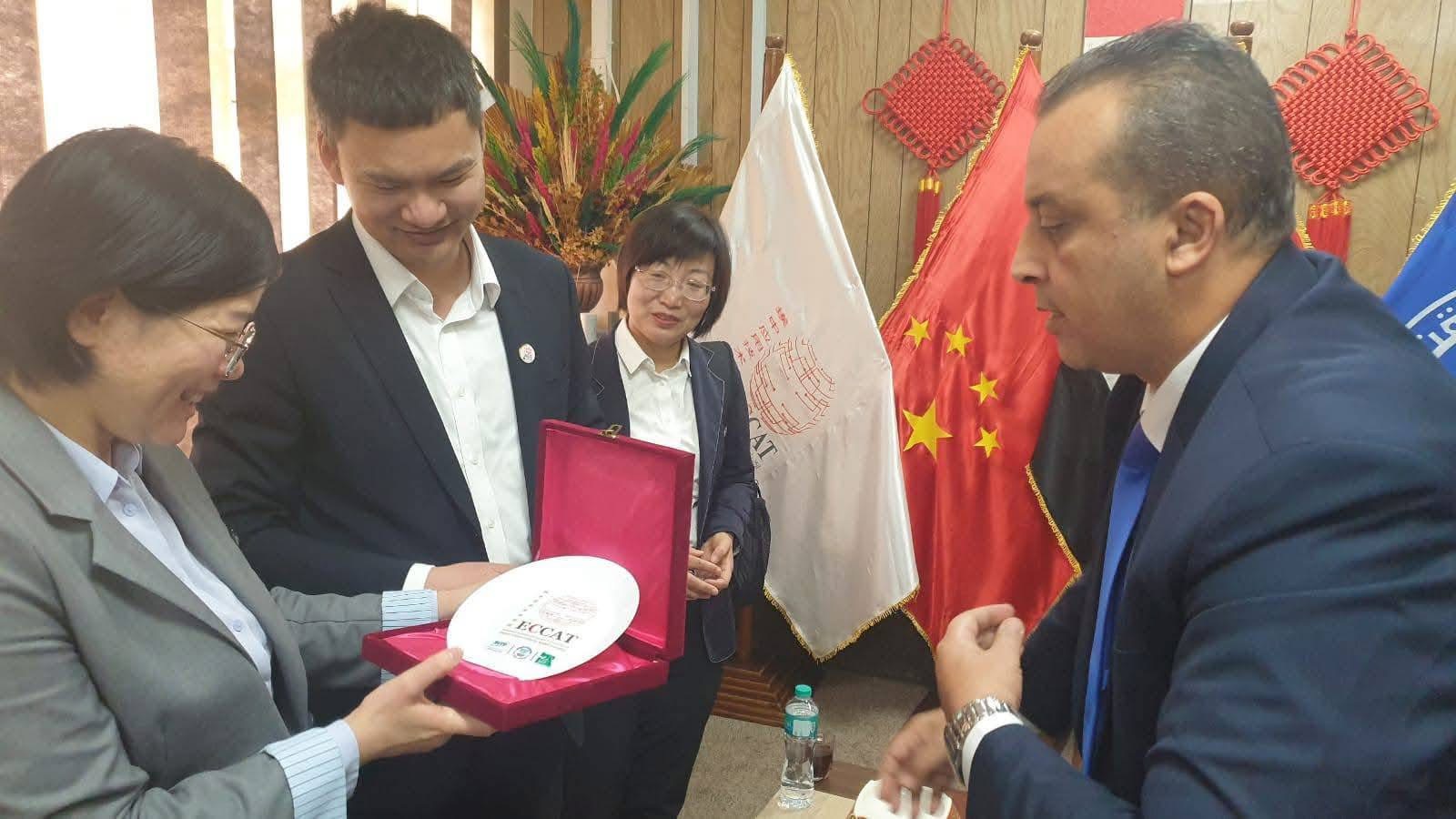 IMG 8675 السويس جامعة قناة السويس تعزز التعاون الصناعي وتفتح آفاق التدريب العملي لطلاب الكلية المصرية الصينية موقع في الجامعة