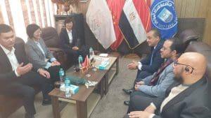 IMG 8676 السويس جامعة قناة السويس تعزز التعاون الصناعي وتفتح آفاق التدريب العملي لطلاب الكلية المصرية الصينية موقع في الجامعة