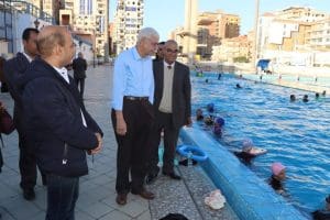 IMG 8772 المنوفية رئيس جامعة المنوفية يتفقد المجمع الأوليمبي للرياضات المائية ويشيد بتطويره موقع في الجامعة
