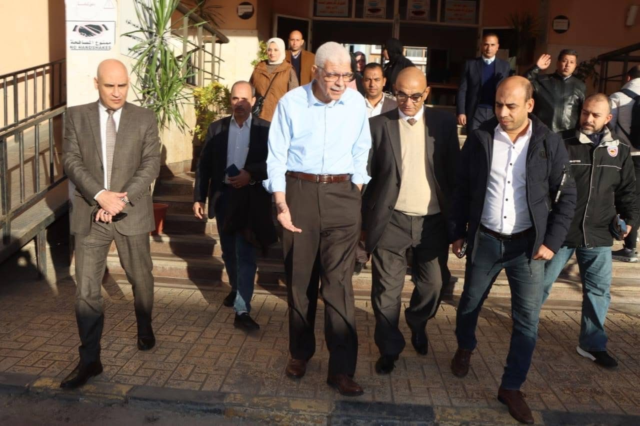 IMG 8774 المنوفية رئيس جامعة المنوفية يتفقد المجمع الأوليمبي للرياضات المائية ويشيد بتطويره موقع في الجامعة