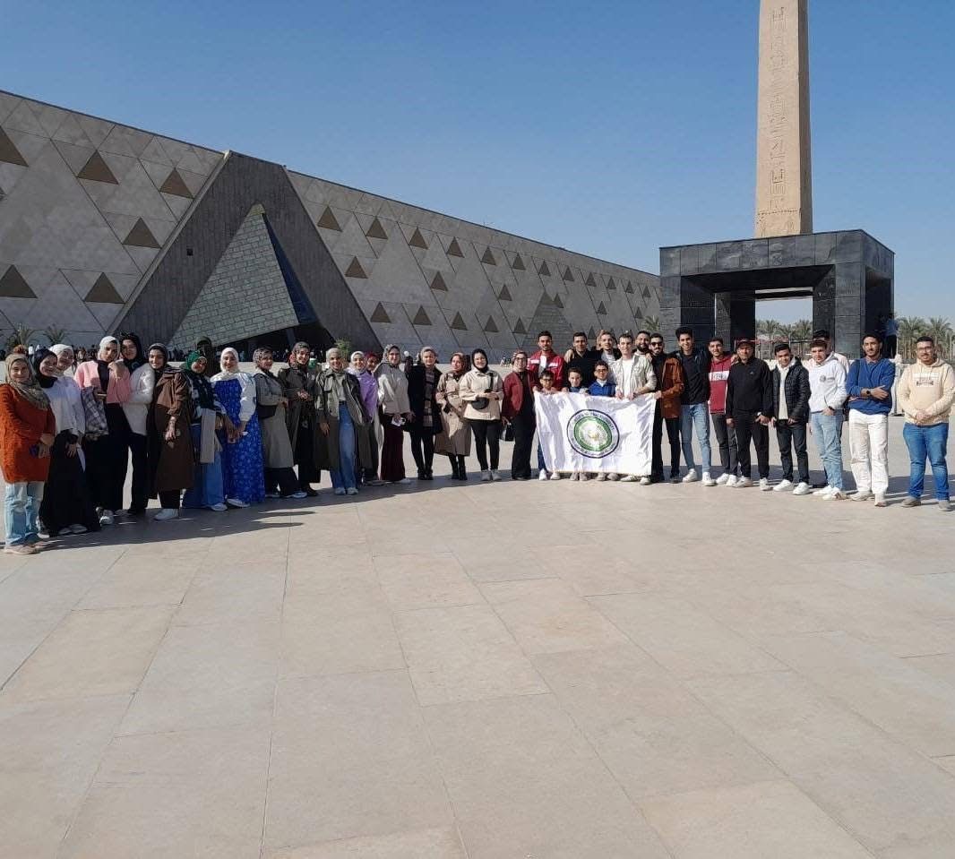 IMG 8819 مستشفى 57357 تعزيزًا للوعي الثقافي.. رحلة لطلاب جامعة المنوفية الأهلية إلى المتحف المصري الكبير موقع في الجامعة
