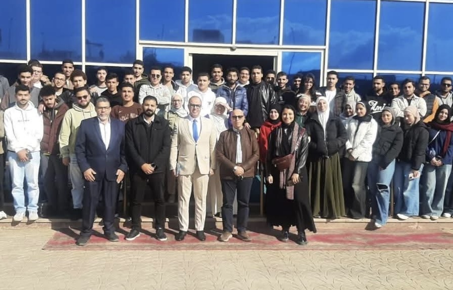 IMG 9218 طنطا لربط الدراسة بسوق العمل.. هندسة الجامعة المصرية الروسية تنظم زيارة علمية لمصنع بنها للصناعات الإلكترونية موقع في الجامعة