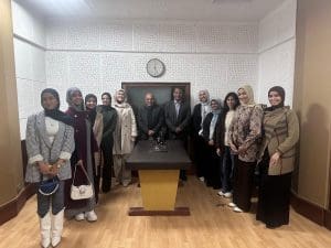 IMG 9260 مباشرة تجربة مباشرة لطلاب المذيع المحترف بجامعة قناة السويس داخل استوديوهات إذاعة القناة موقع في الجامعة