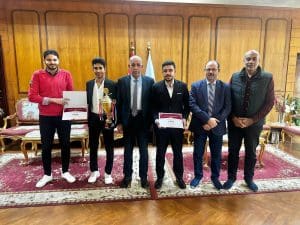 رئيس جامعة كفر الشيخ يكرّم طلاب الذكاء الاصطناعي لفوزهم بالمركز الأول عالميًا في هواوي 2025 2 IMG 9310 جامعة كفر الشيخ رئيس جامعة كفر الشيخ يكرّم طلاب الذكاء الاصطناعي لفوزهم بالمركز الأول عالميًا في هواوي 2025 موقع في الجامعة