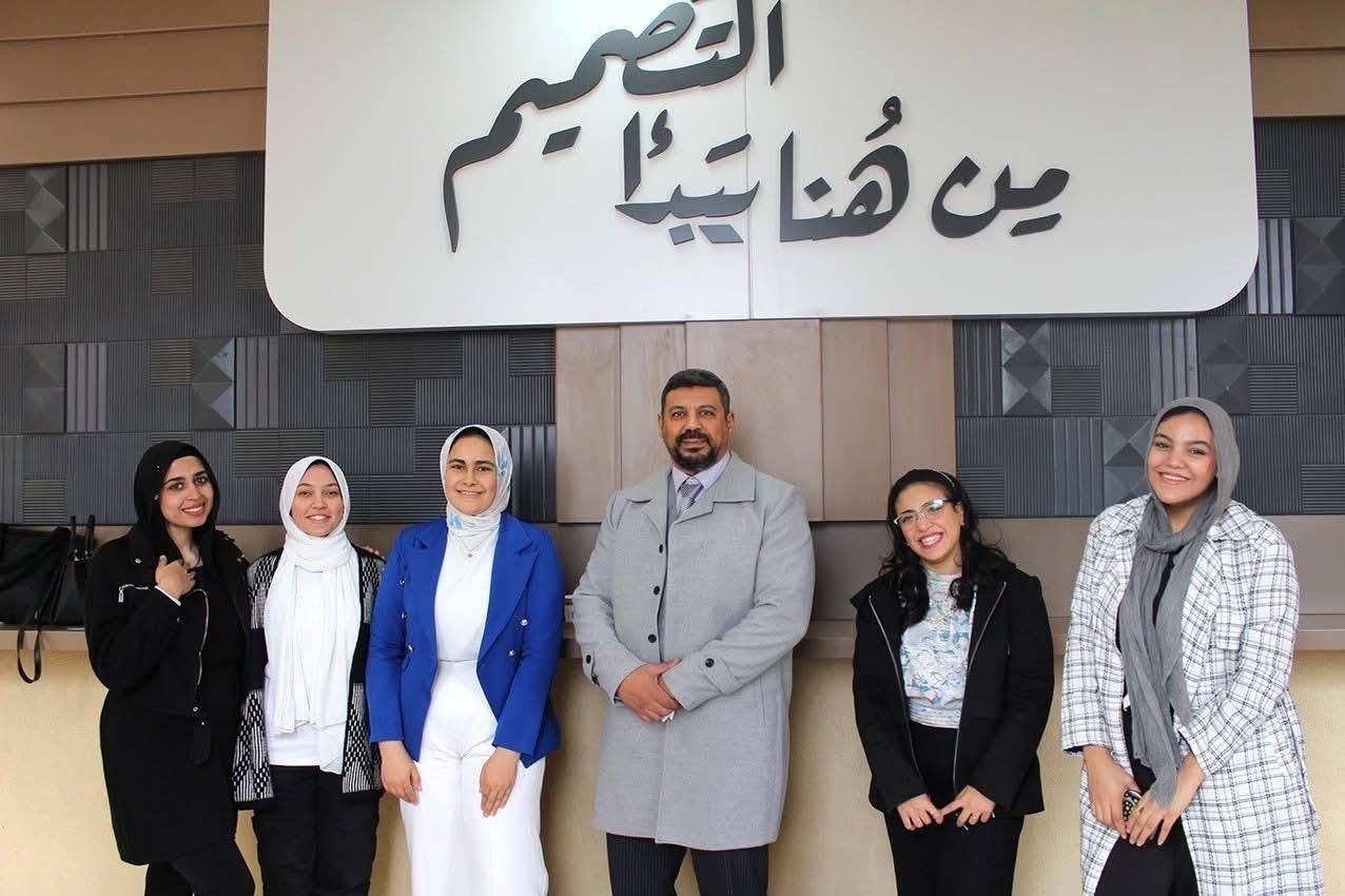 IMG 9382 جامعة المنصورة الأهلية الجامعة المصرية الروسية تطلق المؤتمر الطلابي الأول للتصميم الداخلي والأثاث موقع في الجامعة