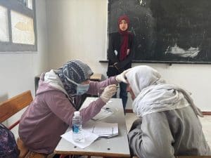 IMG 9499 السويس 546 حالة كشف بشري و525 حالة بيطرية.. قافلة جامعة قناة السويس تصل قرية النصر بالقنطرة غرب موقع في الجامعة