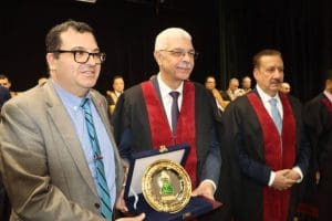 IMG 9610 المنوفية في عيدها الـ49.. رئيس جامعة المنوفية يكرم الدكتور أيمن الباز وأوائل الخريجين ورواد البحث والنشر الدولي موقع في الجامعة
