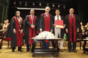 IMG 9614 المنوفية في عيدها الـ49.. رئيس جامعة المنوفية يكرم الدكتور أيمن الباز وأوائل الخريجين ورواد البحث والنشر الدولي موقع في الجامعة