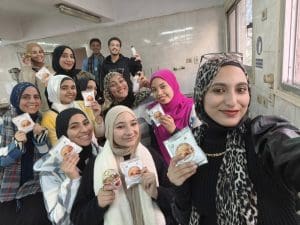 IMG 9651 علوم ابتكار غذائي جديد.. طلاب علوم الأغذية بزراعة بنها يقدمون منتجات صحية آمنة - صور موقع في الجامعة