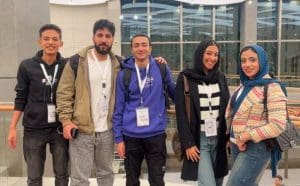 IMG 9781 صعود صعود فريقين بالجامعة المصرية الروسية لنهائيات هاكاثون المتحف الكبير موقع في الجامعة