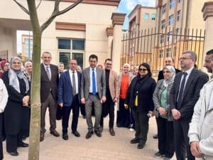 IMG 9952 المنوفية طلاب جامعة المنوفية الأهلية يشاركون في مبادرة «نحو جامعة خضراء» لدعم الاستدامة البيئية موقع في الجامعة