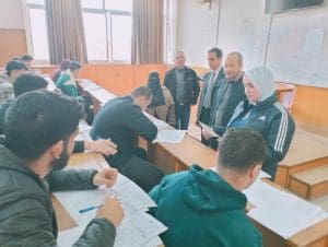 IMG 9953 المنوفية وكيلة تربية نوعية المنوفية تتابع انتظام امتحانات الفصل الدراسي الأول 2025/2026 موقع في الجامعة