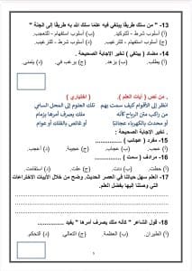 نماذج بوكليت لغة عربية لطلاب الشهادة الإعدادية بالسويس.. راجع قبل امتحانات الترم الأول 4 نماذج بوكليت لغة عربية لطلاب الشهادة الإعدادية بالسويس.. راجع قبل امتحانات الترم الأول