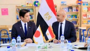 وزيرا تعليم مصر واليابان يتفقدان مدرسة مصرية يابانية بالقاهرة الجديدة