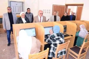 انتظام امتحانات كلية التمريض بجامعة سوهاج بمشاركة 3497 طالبًا وطالبة 2 انتظام امتحانات التمريض بجامعة سوهاج