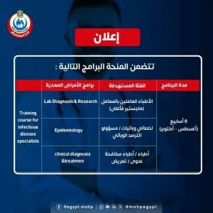 الصحة تعلن فتح باب الترشح لمنحة «Dr. LEE Jong-Wook» لعام 2026.. رابط التسجيل 3 البرامج المتاحة لمنحة «Dr. LEE Jong-Wook»
