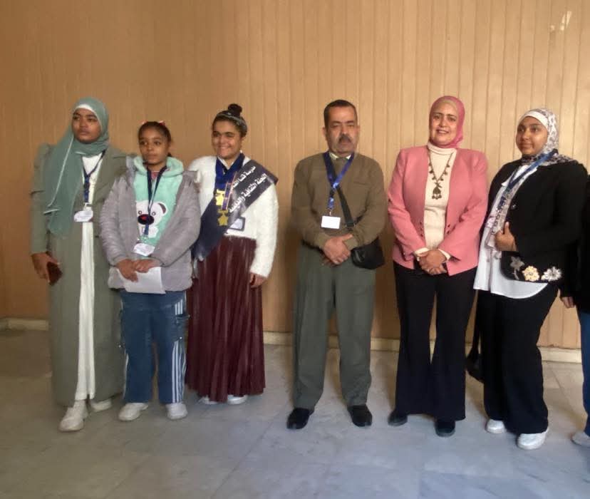 FB IMG 1767379315853 المركز تعليم قنا يحقق المركز الثاني على مستوى الجمهورية في مسابقة نجوم المكتبة موقع في الجامعة