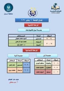 أسوان تستقبل القوافل التعليمية المجانية استعدادًا لامتحانات الفصل الدراسي الأول 2026 4 FB IMG 1767456505619 امتحانات الفصل الدراسي الأول أسوان تستقبل القوافل التعليمية المجانية استعدادًا لامتحانات الفصل الدراسي الأول 2026 موقع في الجامعة